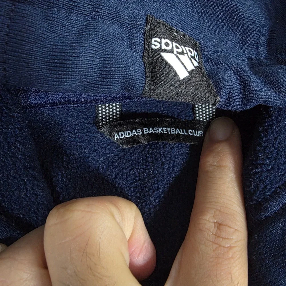 Adidas Men's Navy Basketball Club Hoodie Pullover‎ ClimaWarm XL